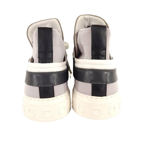 Salvatore Ferragamo Marvelous Borg Leather Sock Sneakers 8 M 41 Men’s New - Picture 6 of 15